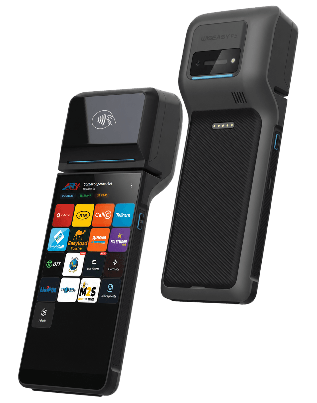 AirVoucher POS terminal running the retailer app
